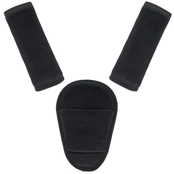 AZAMIA 3 Pcs Car Seat Stroller Straps Pads for Baby, Newborn Soft Shoulder Strap and Crotch Covers, Universal Shoulder Straps Pa
