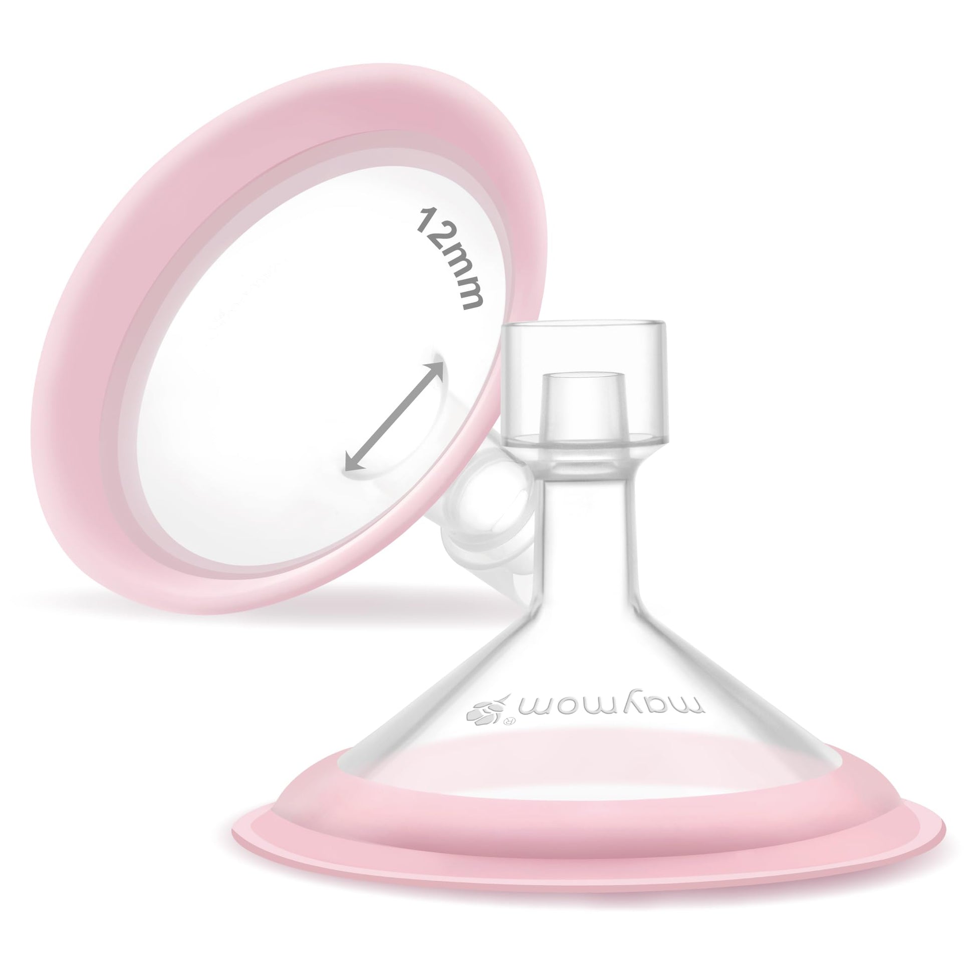 12mm Maymom MyFit Shields, Pano Series; Compatible with Medela Breast Pump Parts- PersonalFit, Freestyle, Harmony, Maxi, Freesty