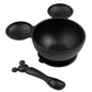 Bumkins Disney Baby Bowl, Silicone Feeding Set with Suction for Baby and Toddler, Includes Spoon and Lid, First Feeding Set, Ess