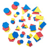 hand2mind Foam Attribute Blocks Student Kit, Geometry Set, Preschool Learning, Manipulatives for Preschool, Montessori Math, Sha