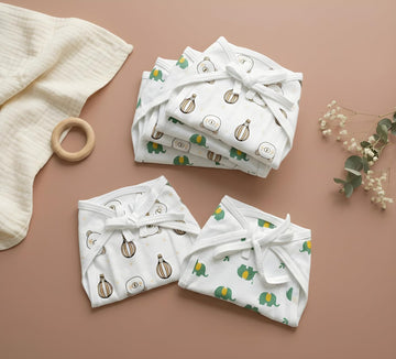 Blushbaby Pack Of 18  Pure Cotton Padded Nappy For Newborn Baby 03 Months | Double Layered, Extra Soft & Breathable Cotton Lan