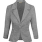 Womens Casual Work Office Blazer Jacket Jk1131 Heather Grey X-Large