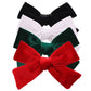 Vintage Velvet Bow Hair Clips for Baby Girl Kids Women Fall Velvet Christmas Hair Bows Barrettes Accessories (4 pcs Green/Red)