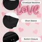 Besserbay Valentine'S Day Baby Short Sleeve Heart Bodysuit Mommy Is My Valentine Black Onesie 6-9 Months