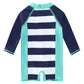 Uideazone Baby Toddler Boys And Girls Long Sleeve Swimsuit Upf 50+ Sun Protection One Piece Swimwear Summer Beach Rashguard Bath