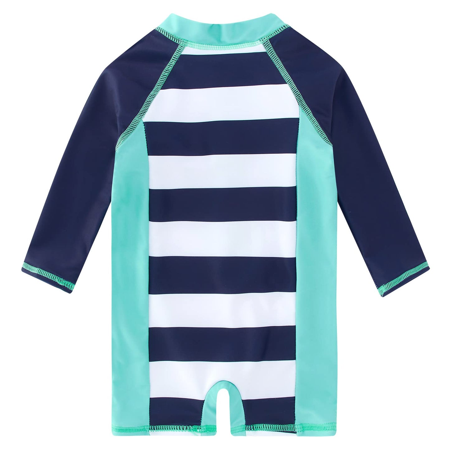 Uideazone Baby Toddler Boys And Girls Long Sleeve Swimsuit Upf 50+ Sun Protection One Piece Swimwear Summer Beach Rashguard Bath