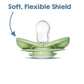 Razbaby Keep-It-Kleen Baby Pacifier 2-Pack Closes When Dropped - Bpa-Free Silicone Orthodontic Nipple, Ideal For Travel, Nipple