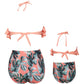 Baby Girls Bikini Swimsuit Set Family Matching Mother Girl Swimwear Baithing Suit (X-Large, Orange)