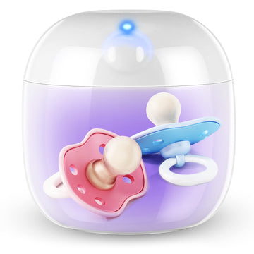 Qualirey Portable Pacifier Disinfection, Mini Uv Light Disinfection, 99.99% Disinfection In 3 Mins, Usb Rechargeable, Mini Uv-C
