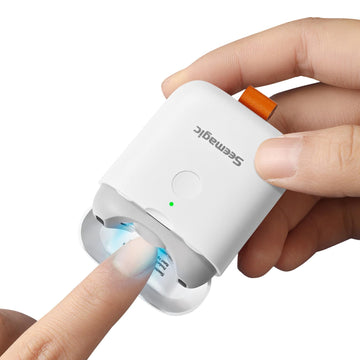 Electric Nail Clipper for Baby Nail Trimmer, Automatic Electric Nail Clippers with LED Light, Mini Nail Clippers for Adults, Sen