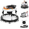HolyBase Music and Lights Baby Walker Foldable with 9 Adjustable Heights, Baby Walker with Wheels Portable, Infant Toddler Walke