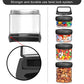 Seleware Stackable Snack Jars, Twist Lock Stackable Containers Set, Food Storage Travel Container For Storing Milk Protein Powde
