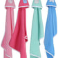 BRANDONN Fleece Supersoft Hooded Blanket Cum Wrapper for Babies (Pink, Blue, Green)  Pack of 4