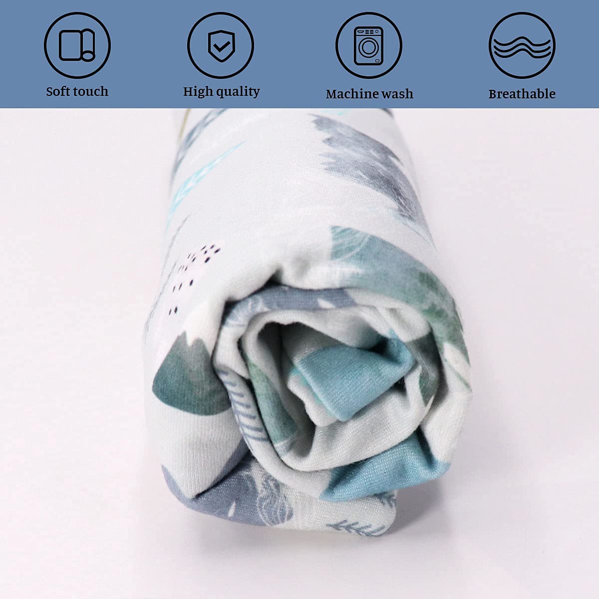 Swesen Baby Lounger Cover, Removable Infant Lounger Slipcover For Boys Girls, Ultra Soft Cover For Newborn Lounger, Snug Fitting