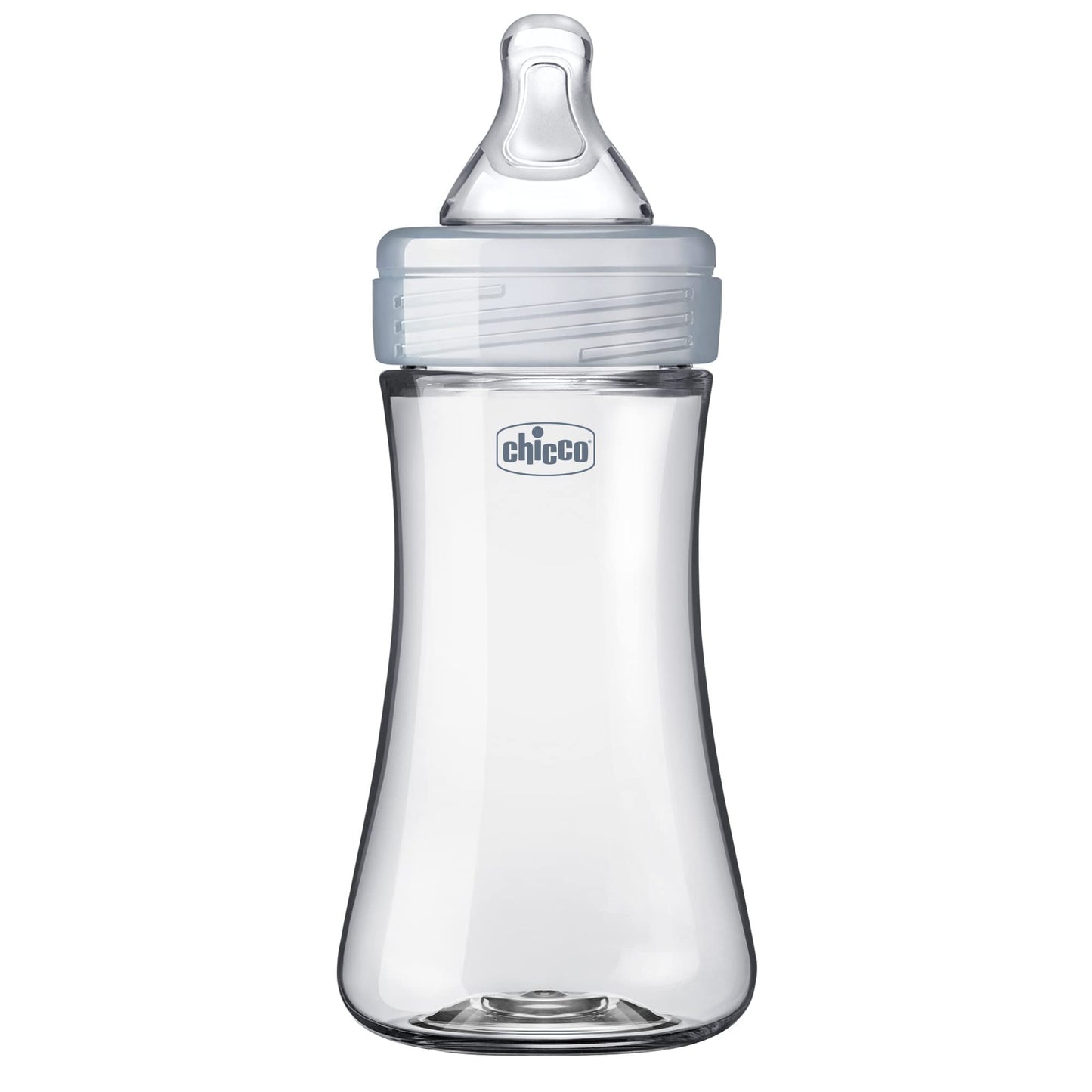 Chicco Duo 9Oz. Hybrid Baby Bottle With Invinci-Glass Inside And Plastic Outside | Dishwasher, Bottle Warmer, And Electric Steri