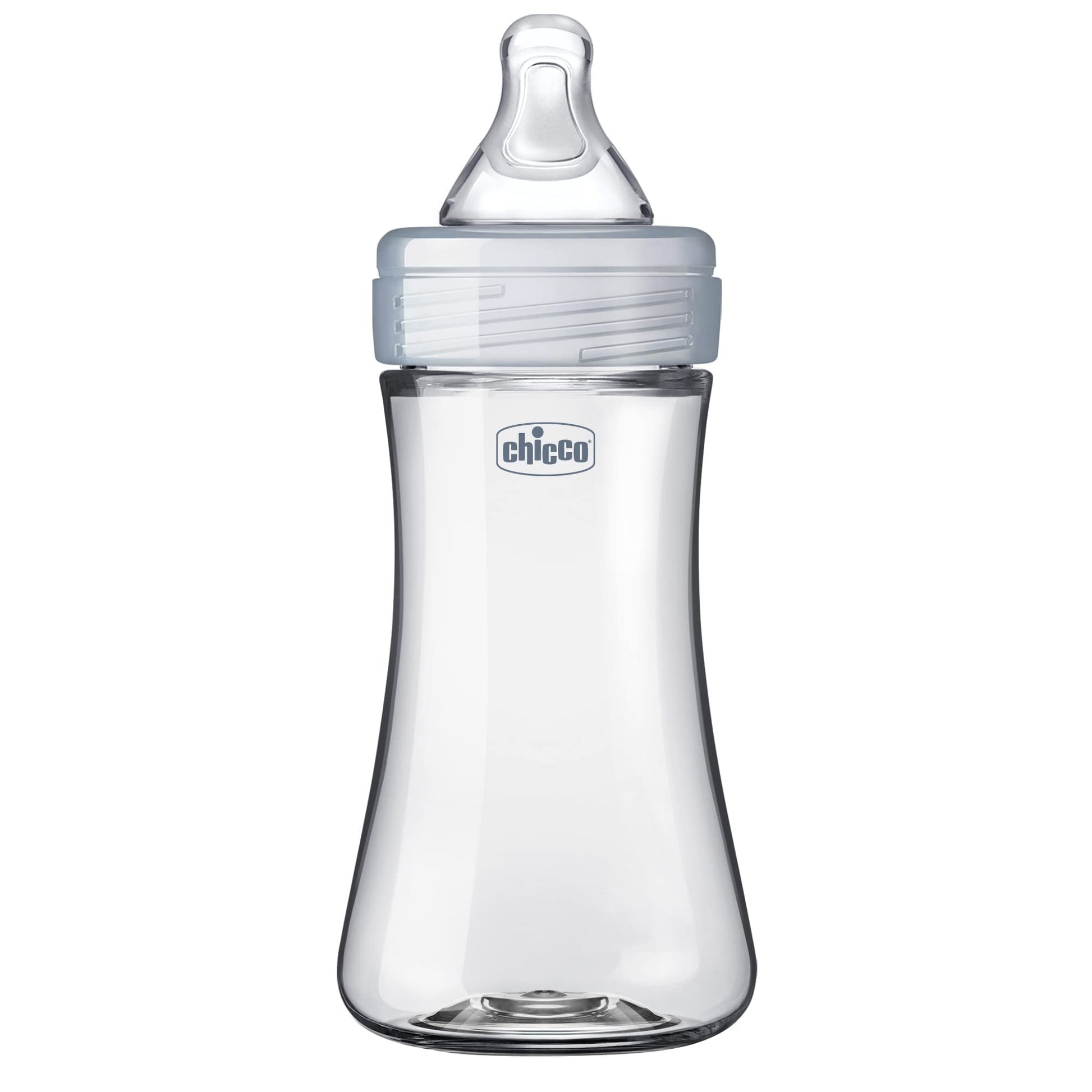 Chicco Duo 9Oz. Hybrid Baby Bottle With Invinci-Glass Inside And Plastic Outside | Dishwasher, Bottle Warmer, And Electric Steri