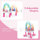 INFANS Baby Bouncer Activity Center, 5 in 1 Toddler Bouncing Activity Saucer Playtime Mat Activity Table with 360Rotating Seat,
