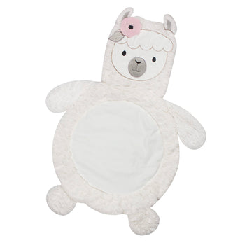 Levtex Baby - Imani Playmat - Llama - Cream, Pink And Grey - Nursery Accessories
