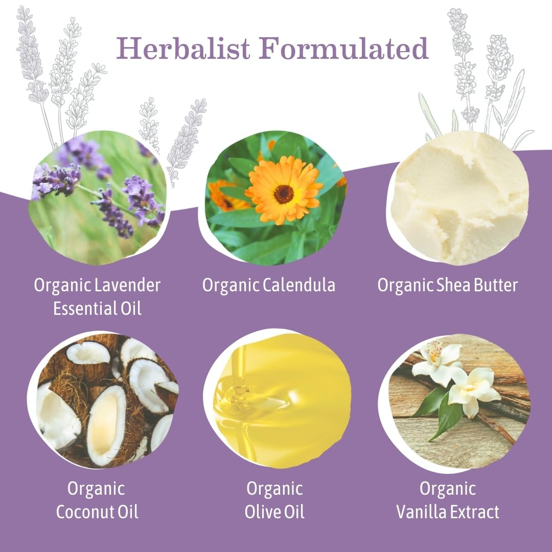 Earth Mama Baby Wash Foaming Hand Soap, Organic All-Purpose Lavender Body Wash For Sensitive Skin, Castile Soap With Coconut Oil