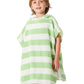 Tbezy Toddler Bath Towel Poncho Thick Cotton Striped Beach Towels For Kids Gifts (2-6, Blue)