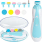 Phvilla Electric Baby Nail Trimmer With Led Light  Baby Nail File & Clippers With 6 Grinding Pads For Newborns, Toddlers & Adul
