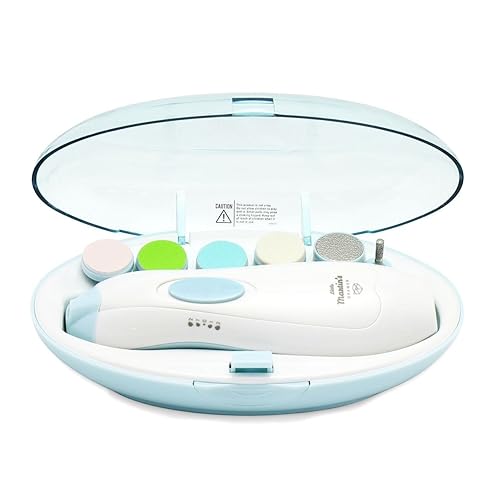 Little Martin   S Drawer Baby Nail Trimmer File With Light - Safe Electric Nail Clippers Kit For Newborn Infant Toddler Kids Toe