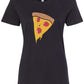 Missing Slice | Mom Mother Women'S Fitted T-Shirt | X-Large, Black
