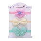 Syga 3 Pcs Baby Girl Headbands  Flower & Bow Soft Elastic Hairbands For 03 Years | Stretchable NonSlip Infant Toddler Headwra