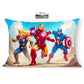 Brizberry Kids Pillow Cushion With Super Soft Fabric | Animal & Cartoon Prints | 12X18 Inches (Design 32)