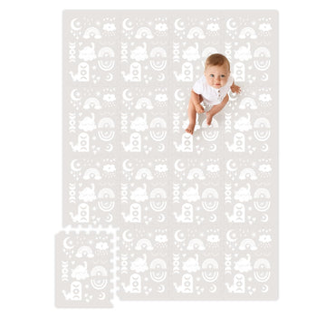 Premium Soft Foam Play Mat For Baby, 5.6 X 4 Ft, Easy To Clean - The Perfect Modern Foam Playmat Fits Nicely With Your Kids Play