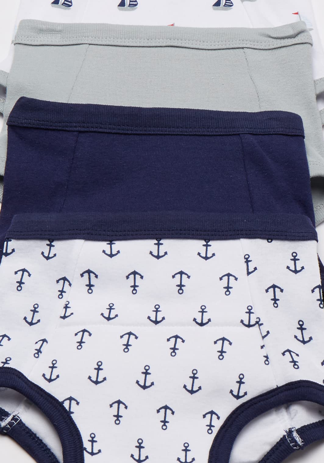 Luvable Friends Unisex Baby Cotton Training Pants, Anchor, 4 Toddler