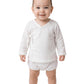 Cocoon Organics Baby Wrap Top and Shorts Set, White Muslin Cotton