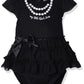 Gerber Baby Girls' Bodysuit With Tutu Skirt, Black Dress, 6-9 Months