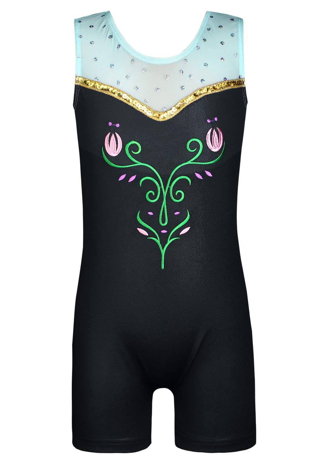 Hoziy Leotards For Toddler Girls Baby Girl Black 1-2T 18-24 Months 12-24 Month Diamond Sparkle Sequins Floral