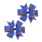 Football Hair Bow Clip Baby Girls Football Hair Barrettes Pin Football Bowknot Hairpin BBG63 (C2)