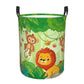 Pevtufa African Animals In The Jungle Foldable Laundry Basket Organizer,Fabric Clothes Toy Storage Basket Nursery Hamper Storage