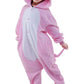 Canasour Pig Onesie Halloween Kids Cosplay Costume Girls Animal Unisex Outfuit Creature One Piece Hooded Farm Soft Pajamas Pink