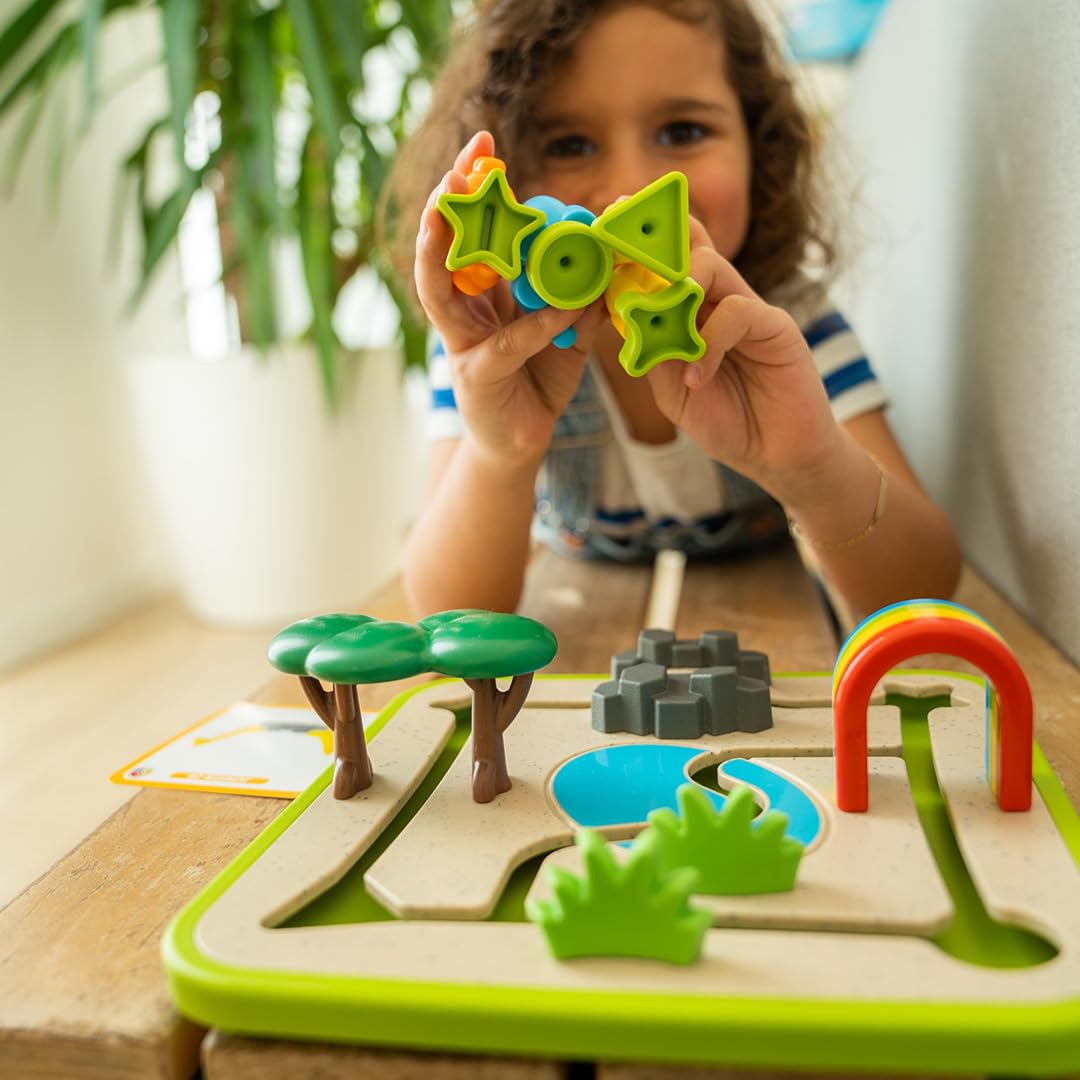 SmartGames Safari Park Jr. Preschool Puzzle Game with 60 Challenges for Ages 3 and Up