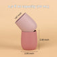 Mintlyfe Silicone Tiny Open Cups, Training Cups For Baby Led Weaning (Blush/Mauve)