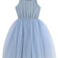 Btgixsf Baby Girls Tutu Dress Toddler Sleeveless Dresses Infant Tulle Sundress 580 Blue 5T