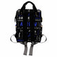 Artsadd Personalized Diaper Bag Backpack With Name, Customized Blue And White Nappy Backpack With Thermal Pockets Multifunction