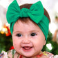 Babygiz Baby Girl Headbands-Infant,Toddler Cotton Handmade Hairbands With Bows Child Hair Accessories (Spring Green)