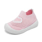 Baby Shoes Girls Boys Baby Sock Shoes With Non Slip Soft Rubber Sole Infant First Walking Sneaker Toddler Slipper Lightweight 12