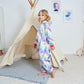 Newplush Kids Animal Cosplay Costumes Pajamas Christmas Children Rainbow Cloud Unicorn Onesie Birthday Gifts(2-4 Years)