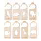 ATORSE 8 Pieces Baby Closet Dividers Easily Organize for Wardrobe Closet Clothes