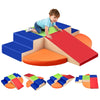 VEVOR Climbing Toys, 6-Piece Set, Foam Climbing Toys for Toddlers 6 Months to 3 Years Old, PU Leather Climbing Blocks, Indoor Cl