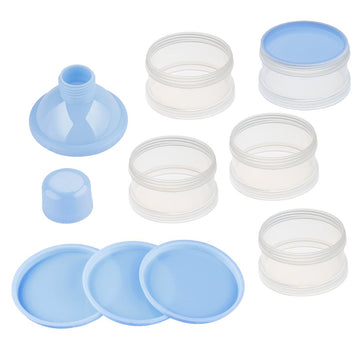 Accmor Formula Dispenser On The Go, 5 Layers Stackable Formula Container For Travel, Baby Milk Powder Kids Snack Container, Bpa