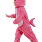 Lolanta Shark Costume Toddler Boy Halloween Shark Suit One Piece Animal Jumpsuit Role Play For Kids Fancy Dress(Rose Red, 2-3T)