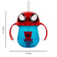 The First Years Spider-Man Trainer Straw Cup - Toddler Cups With Straw - Kids Water Bottles - 9 Months And Up - 7 Oz