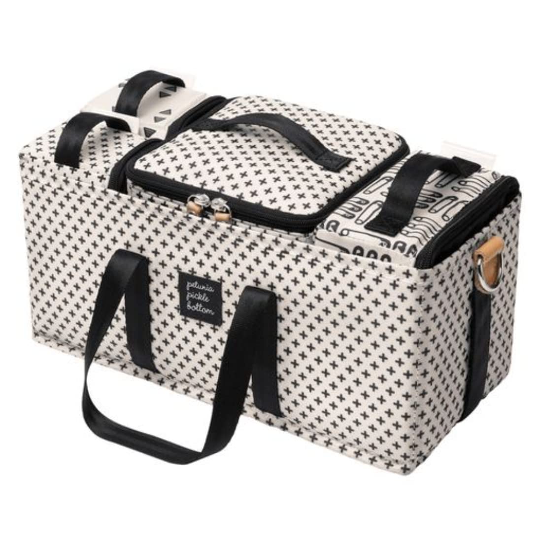 Petunia Pickle Bottom Diaper Caddy, 3-in-1 Organization Caddy, Perfect for Diaper Bag, Stroller, Nursery, Machine Washable, Posi